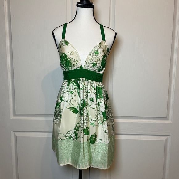 Tracy Reese Silk Mini‎ Dress Floral Fit & Flare Party Cocktail Size 4 Sundress - Picture 1 of 11